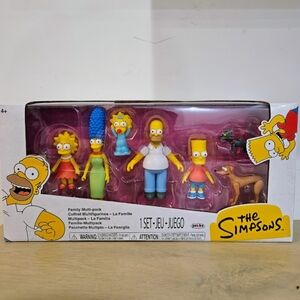 Simpson's 5" Figures Family 4 Pack Action Figure Jakks